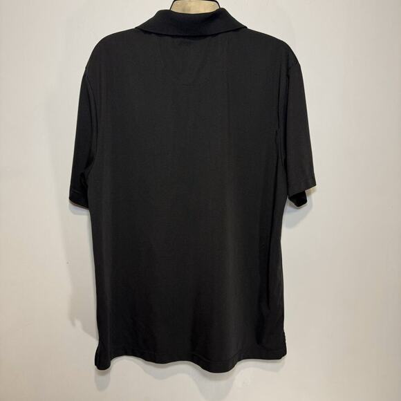 Ben Hogan Power Air Performance Men's Polo Golf Shirt Ribbed Black Size XL - Picture 4 of 5